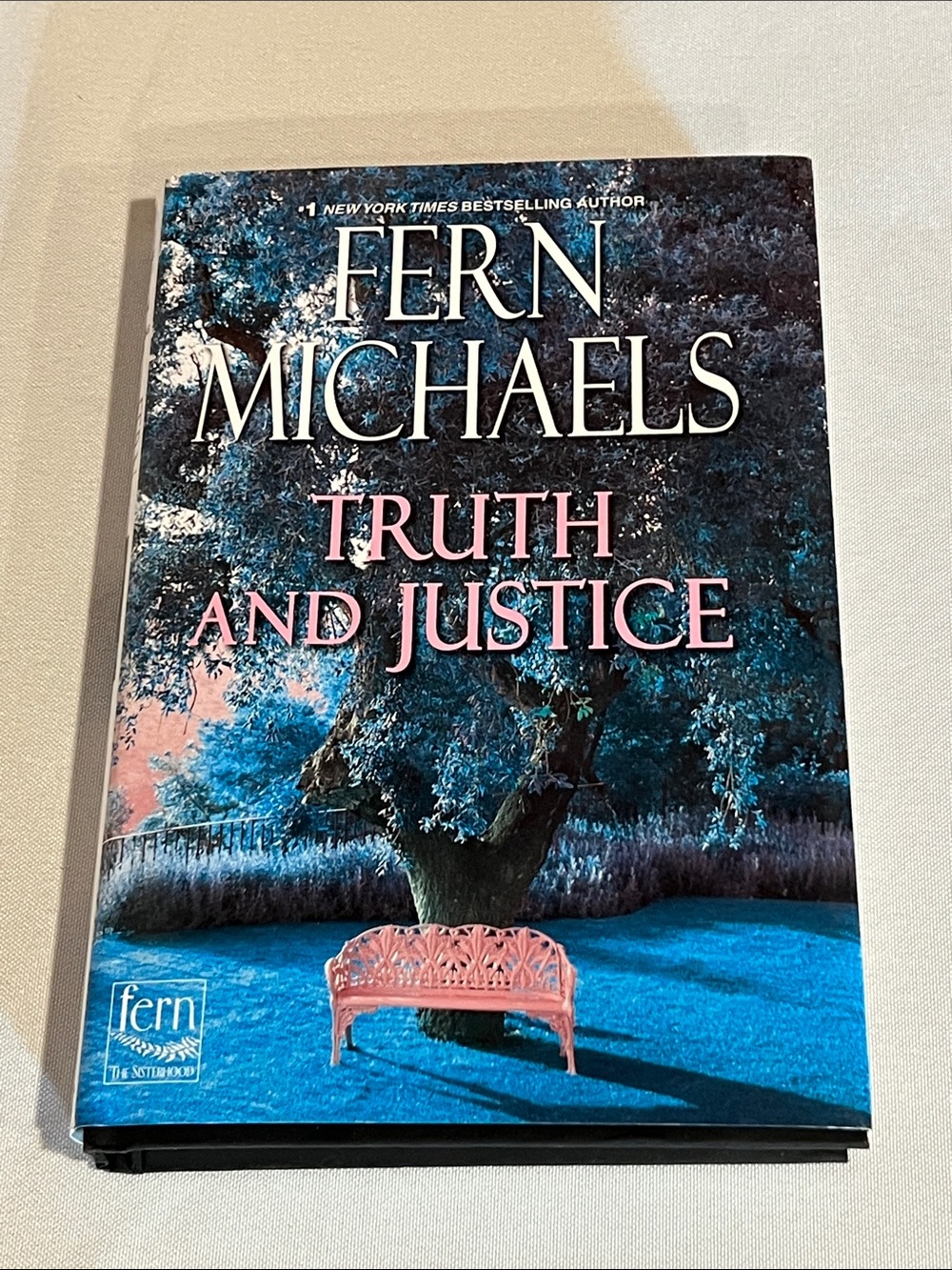 Fern Michaels Truth and Justice Hardcover in Blue and Pink